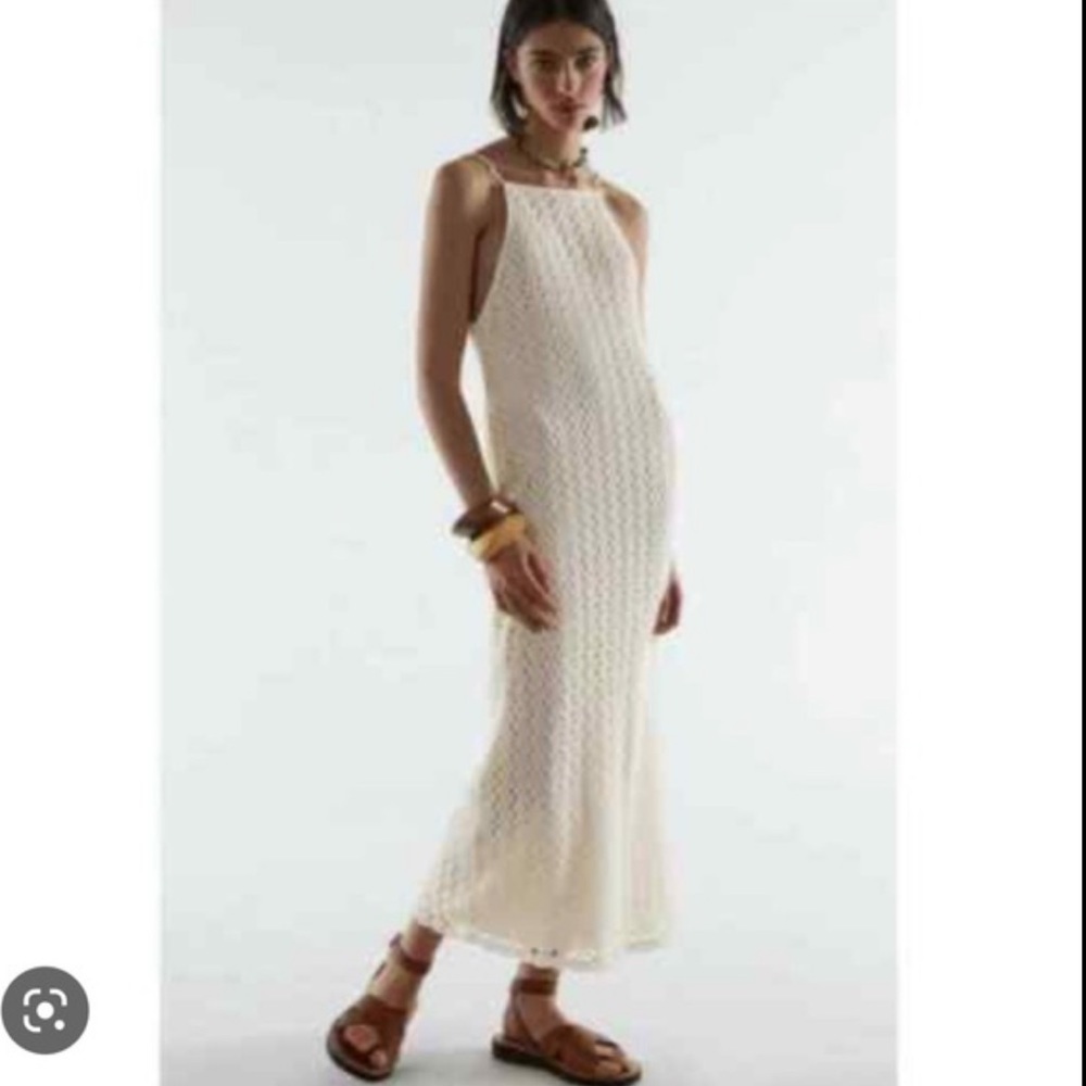 Zara Cream Maxi Dress - Picture 12 of 12